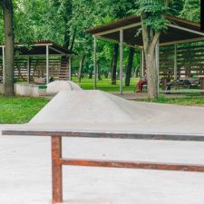 Бетонный скейт парк в Перово