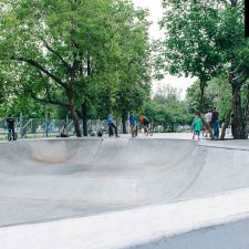 Бетонный скейт парк в Перово