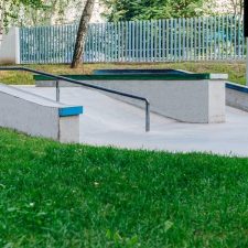 бетонный скейт парк в лианозовском парке