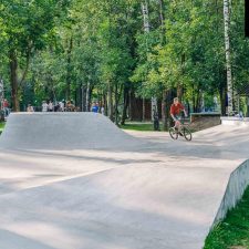 Бетонный скейт парк в Лианозовском парке - FK-ramps