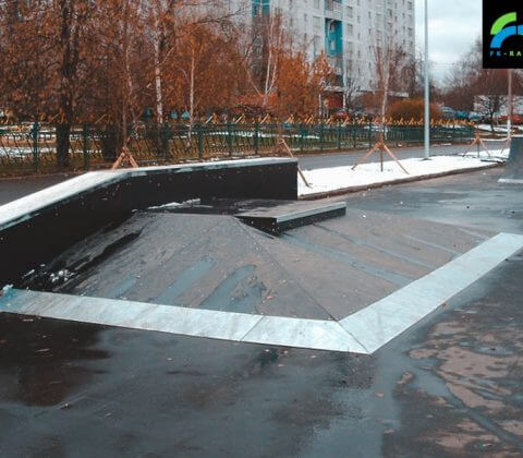 Скейт парк на Борисовских прудах, Москва - FK-ramps