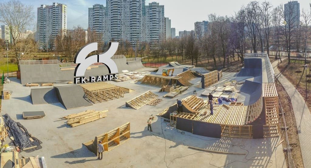 Монтаж BMX парка в Алтуфьево
