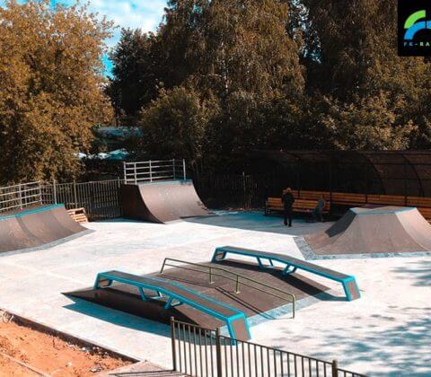 Скейт парк в Нижнем Новгороде, в парке «Швейцария» - FK-ramps