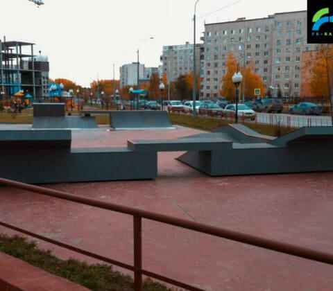 Скейт парк в Корабельном сквере, Тюмень - FK-ramps