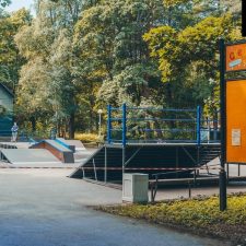Скейт парк в Зеленогорском парке- FK-ramps