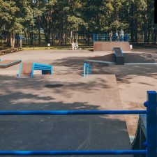 Фото: скейт парк в Зеленогорском парке- FK-ramps