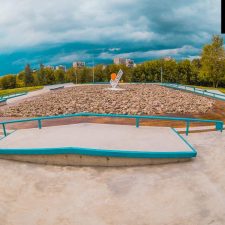 Бетонный скейт парк в Бабушкинском парке - FK-ramps