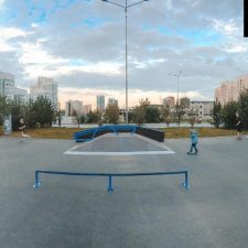 Деревянный скейт-парк в Екатеринбурге