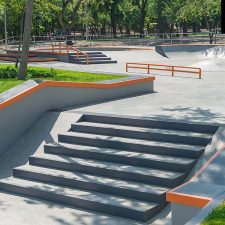Скейт парк в Одессе : грани, перилы, рейл, радиус, пул, боул - FK-ramps