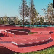 Скейт парк в Краснодаре (у стадиона ФК Краснодар)
