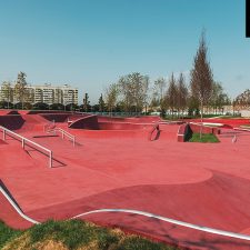Скейт парк в Краснодаре (у стадиона ФК Краснодар)