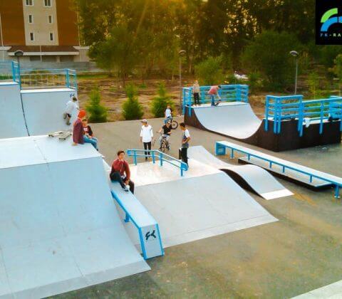 Скейт парк в Астане, Казахстан - FK-ramps