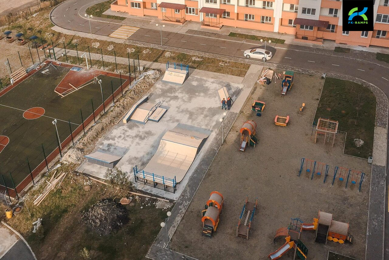 Скейтпарк в Сочи как часть придомового благоустройства