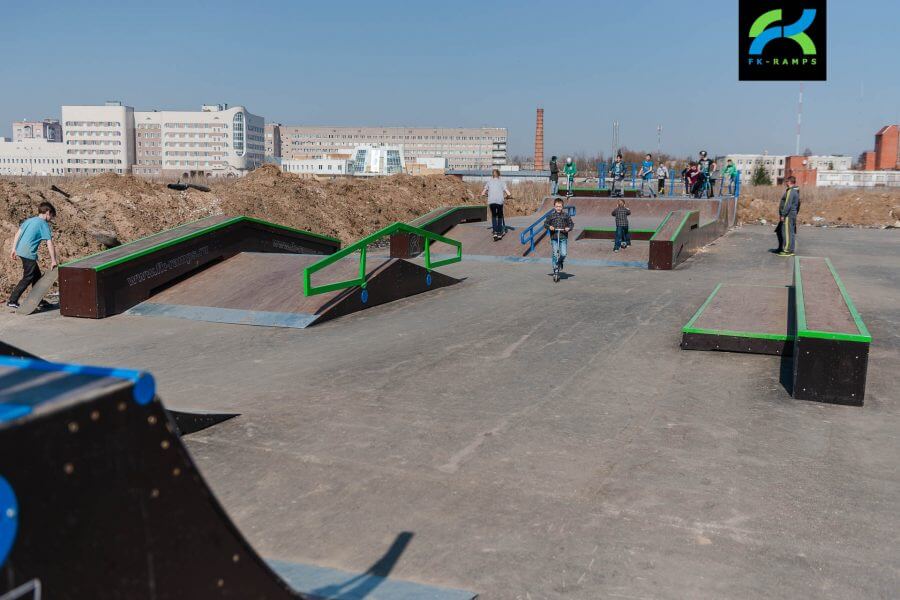 Скейтпарк в Великом Новгороде
