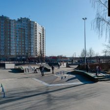 Деревянный скейт парк в Киришах от FK-ramps