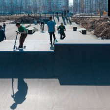 Деревянный скейт парк в Великом Новгороде - FK-ramps