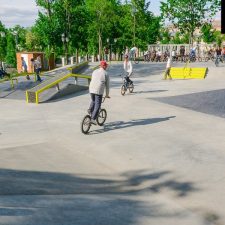 Бетонный скейт парк в Самаре в Струковском саду - FK-ramps