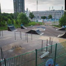 Скейт парк в Нижнем Новгороде в парке 777-летия города (Дворовая улица) - FK-ramps