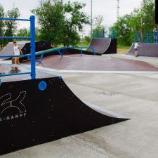 Деревянный скейт парк в Нефтекумске, Ставропольский край - FK-ramps