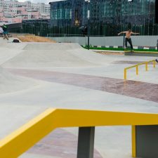 Скейт парк на Ходынском поле в Москве около метро ЦСКА - FK-ramps