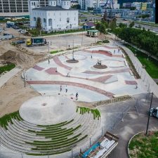 Проект: Скейт парк на Ходынском поле в Москве около метро ЦСКА - FK-ramps