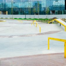 Бетонный скейт парк на Ходынском поле в Москве - FK-ramps