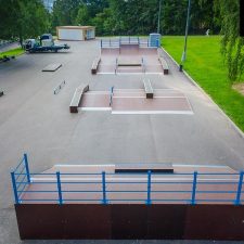 Деревянный скейт парк Митино в Москве - FK-ramps