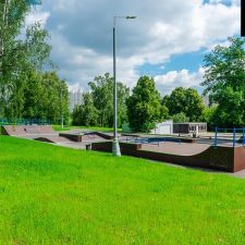 Деревянный скейт парк Митино у метро Волоколамская, Москва - FK-ramps