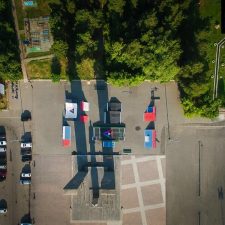 Каркасный скейт парк в Челябинске на площади Науки - FK-ramps