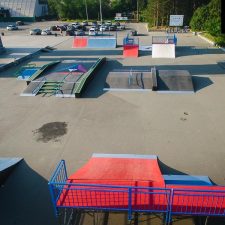Скейт парк в Челябинске на площади Науки - FK-ramps