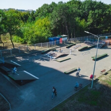 Скейт парк в Новокуйбышевске в парке Победы - FK-ramps