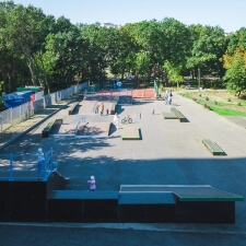 Скейт парк в Новокуйбышевске в парке Победы - FK-ramps