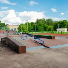 Деревянный cкейт парк в Глебовском - FK-ramps