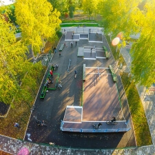 Деревянный скейт парк в Стрежевом, Томская область - FK-ramps