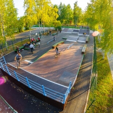 Деревянный скейт парк в Стрежевом, Томская область - FK-ramps