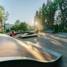 Деревянный скейт парк в Дедовске - FK-ramps