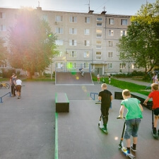 Деревянный скейт парк в Скоропусковском, Московская область - FK-ramps