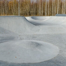 Скейт парк: торкретирование бетона