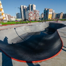Бетонный скейт парк в Санкт-Петербурге