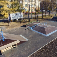 Фото: каркасный скейт парк в Кемерово
