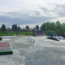 Деревянный скейт парк в Сахалинской области