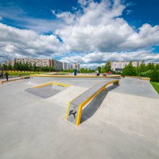 Бетонный скейт парк в Зеленограде