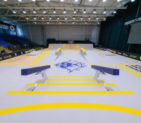 скейт парк для чемпионата европы по скейтбордингу