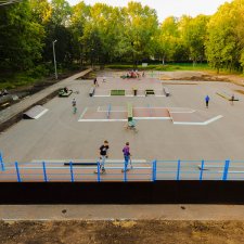 Скейт парк в городе Узловая