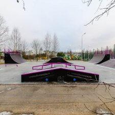 Скейт парк в Южном микрорайоне Всеволожска