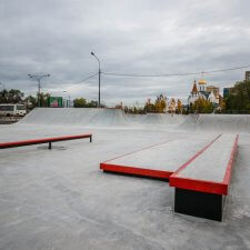 Элементы бетонного скейт парка