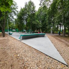 Бетонный скейт парк в Звенигороде