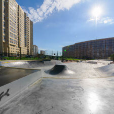 Бетонный скейт парк Новое Девяткино