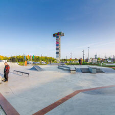 Скейтпарк и памптрек МЕГА-Нижний Новгород