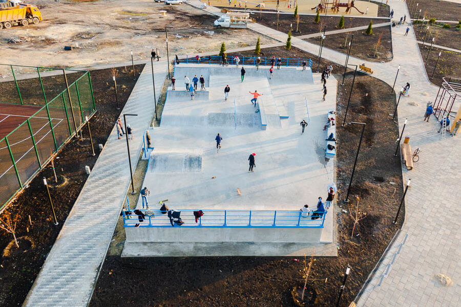 Бетонный скейт парк в Сызрани